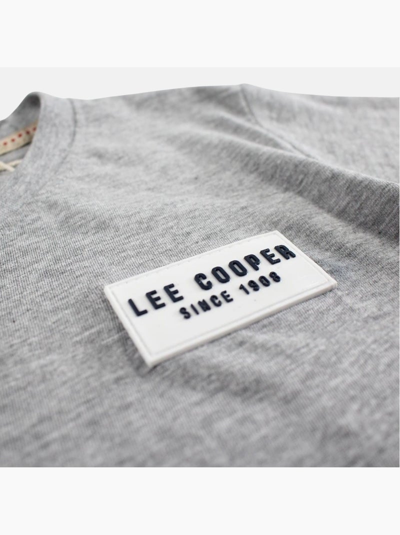 Lee Cooper - T-shirt korte mouwen  jongen Grijs - Kiabi