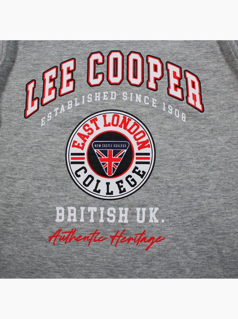 Lee Cooper - T-shirt korte mouwen  jongen Grijs - Kiabi