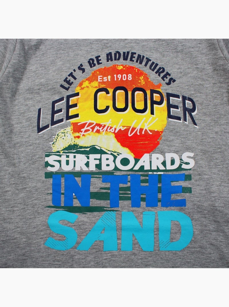 Lee Cooper - T-shirt korte mouwen  jongen Grijs - Kiabi