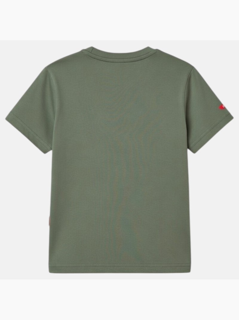 Lee Cooper - T-shirt korte mouwen  jongen Kaki - Kiabi