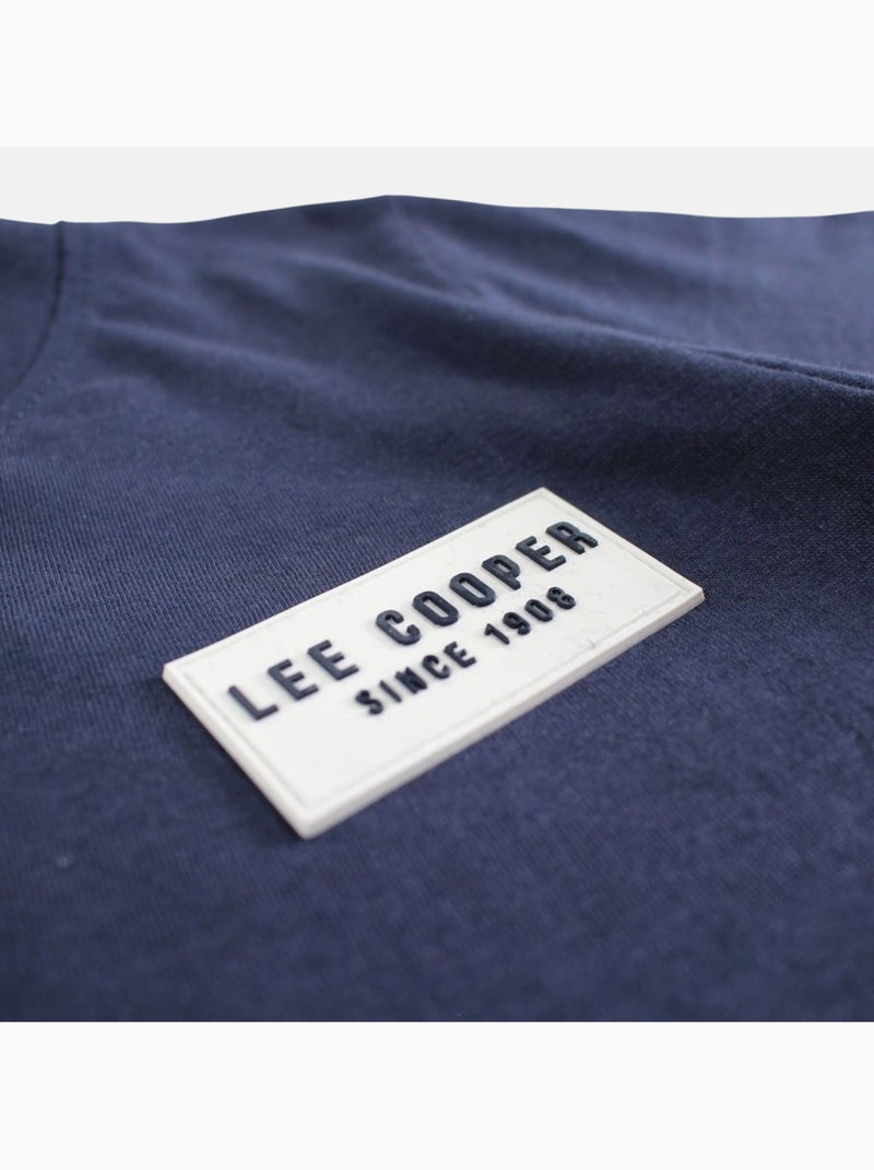 Lee Cooper - T-shirt korte mouwen  jongen Marineblauw - Kiabi