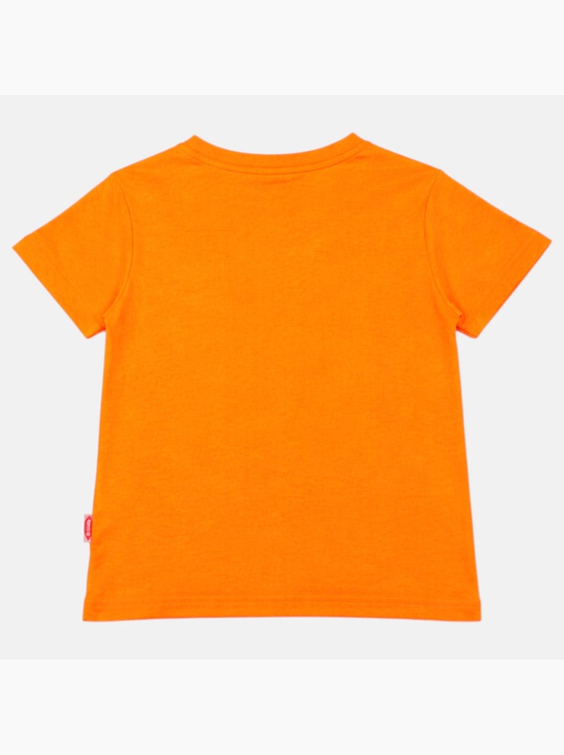Lee Cooper - T-shirt korte mouwen  jongen Oranje - Kiabi