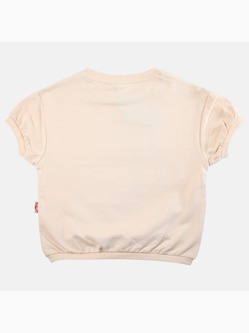 Lee Cooper - T-shirt korte mouwen  meisje Beige - Kiabi