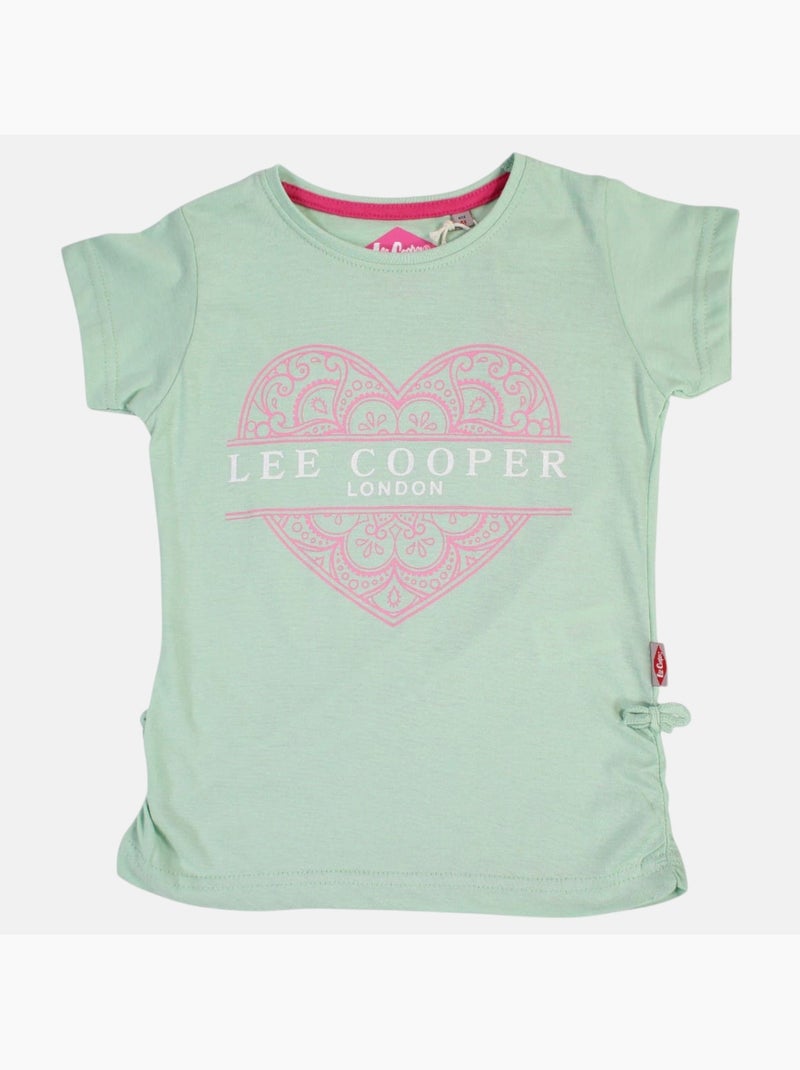 Lee Cooper - T-shirt korte mouwen  meisje Blauw - Kiabi