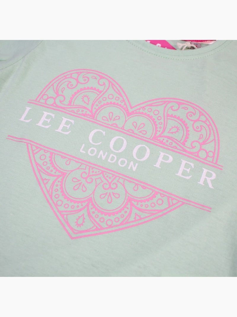 Lee Cooper - T-shirt korte mouwen  meisje Blauw - Kiabi