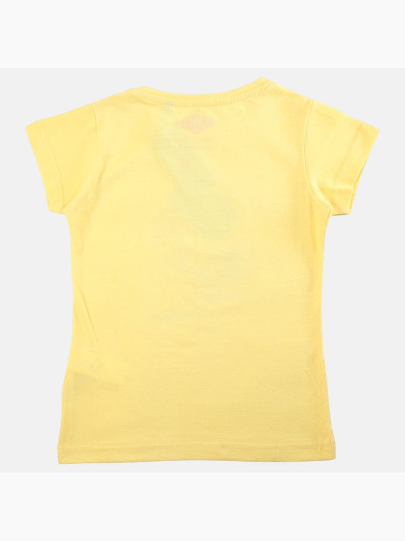 Lee Cooper - T-shirt korte mouwen  meisje Geel - Kiabi