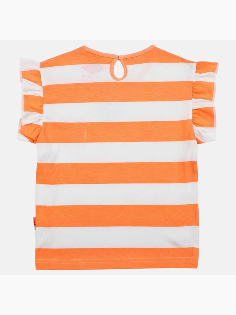 Lee Cooper - T-shirt korte mouwen  meisje Oranje - Kiabi