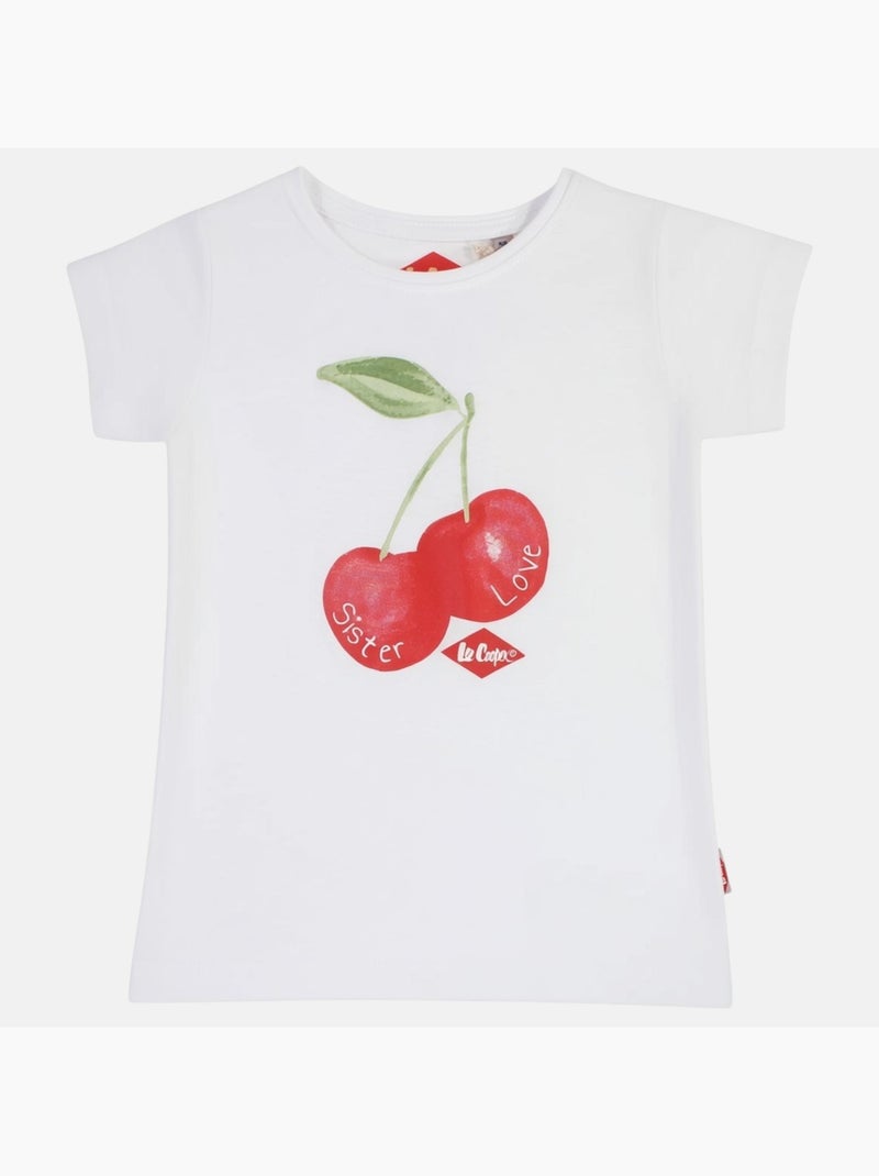 Lee Cooper - T-shirt korte mouwen  meisje Wit - Kiabi