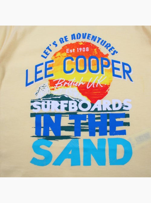 Lee Cooper - T-shirt manches courtes garçon avec dessin coloré - Kiabi