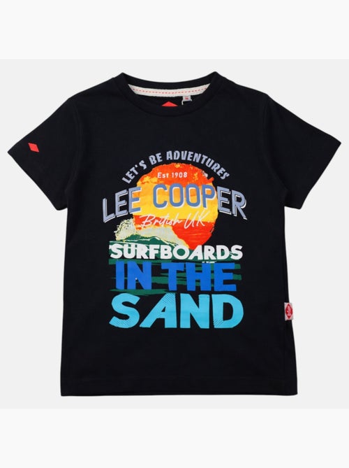 Lee Cooper - T-shirt manches courtes garçon avec dessin coloré - Kiabi