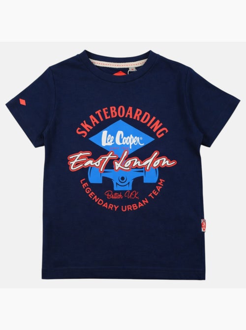 Lee Cooper - T-shirt manches courtes garçon avec imprimé - Kiabi