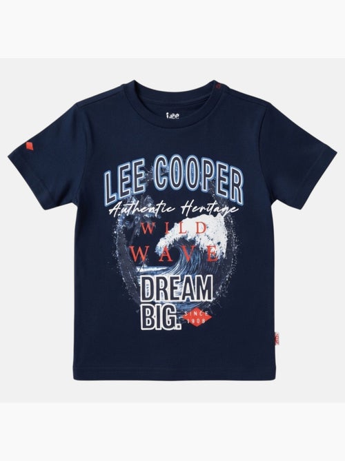 Lee Cooper - T-shirt manches courtes garçon avec imprimé - Kiabi