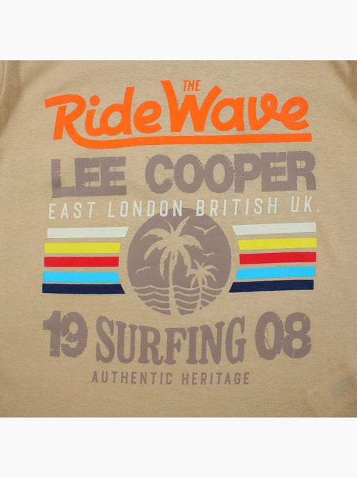Lee Cooper - T-shirt manches courtes garçon avec imprime colore - Kiabi
