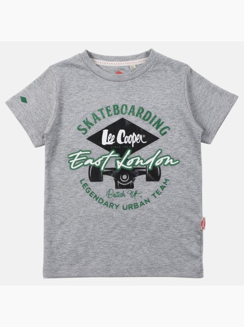 Lee Cooper - T-shirt manches courtes garçon avec imprimé - Kiabi
