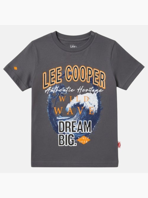 Lee Cooper - T-shirt manches courtes garçon avec imprimé - Kiabi
