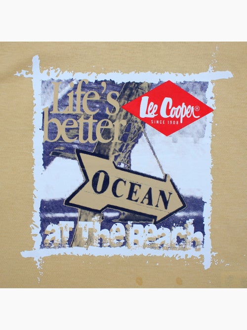 Lee Cooper - T-shirt manches courtes garçon avec imprime ocean - Kiabi
