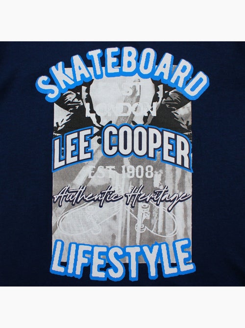 Lee Cooper - T-shirt manches courtes garçon avec imprime skateboard - Kiabi
