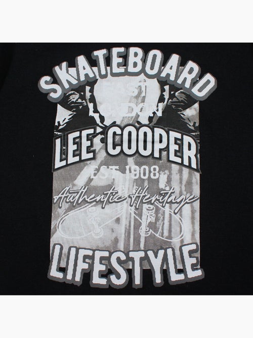 Lee Cooper - T-shirt manches courtes garçon avec imprime skateboard - Kiabi