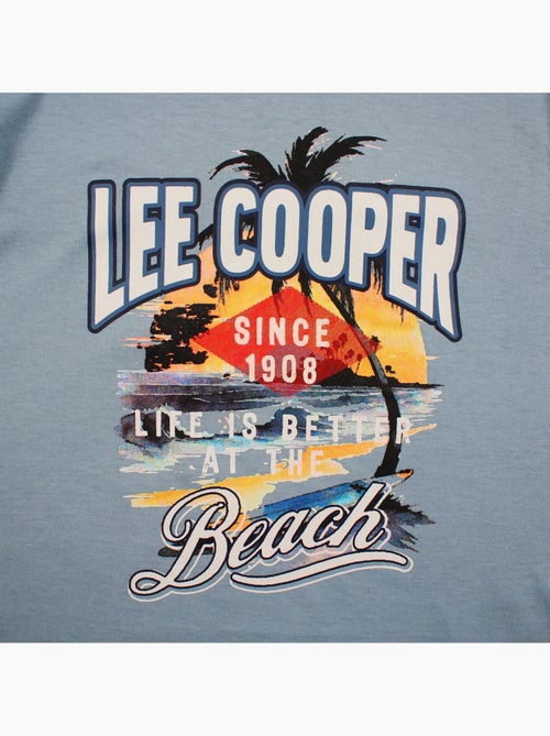 Lee Cooper - T-shirt manches courtes garçon avec motif plage - Kiabi