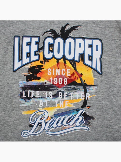 Lee Cooper - T-shirt manches courtes garçon avec motif plage - Kiabi