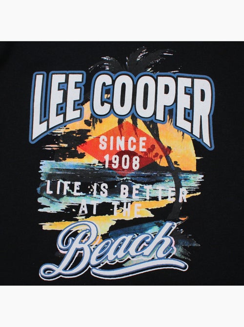 Lee Cooper - T-shirt manches courtes garçon avec motif plage - Kiabi