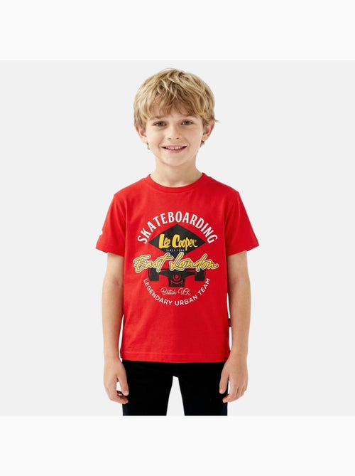 Lee Cooper - T-shirt manches courtes garçon - Kiabi