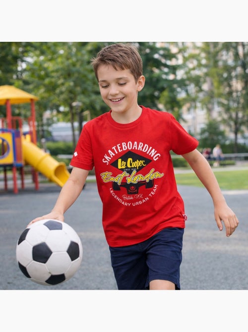 Lee Cooper - T-shirt manches courtes garçon - Kiabi