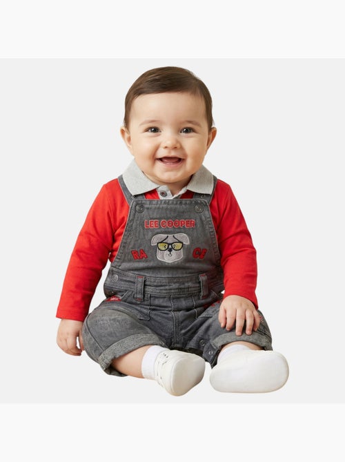 Lee Cooper - T-shirt manches longues avec salopette - Kiabi Lee Cooper - T-shirt manches longues avec salopette - Kiabi