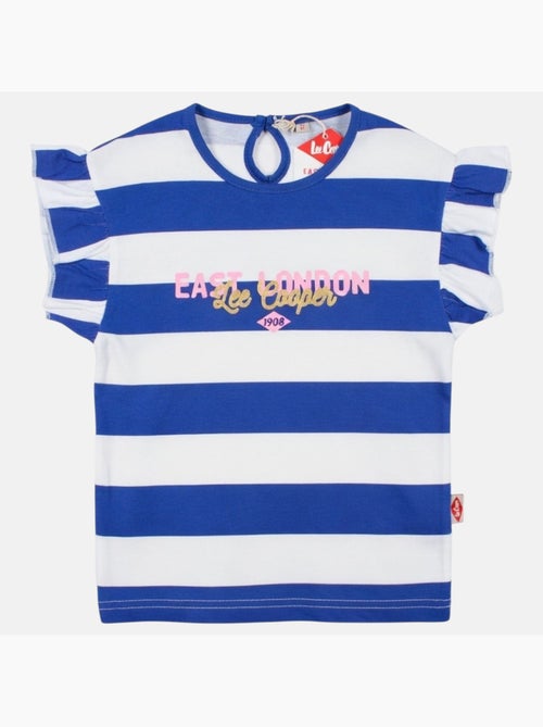 Lee Cooper - Top ? rayures avec imprim? fille - Kiabi Lee Cooper - Top ? rayures avec imprim? fille - Kiabi