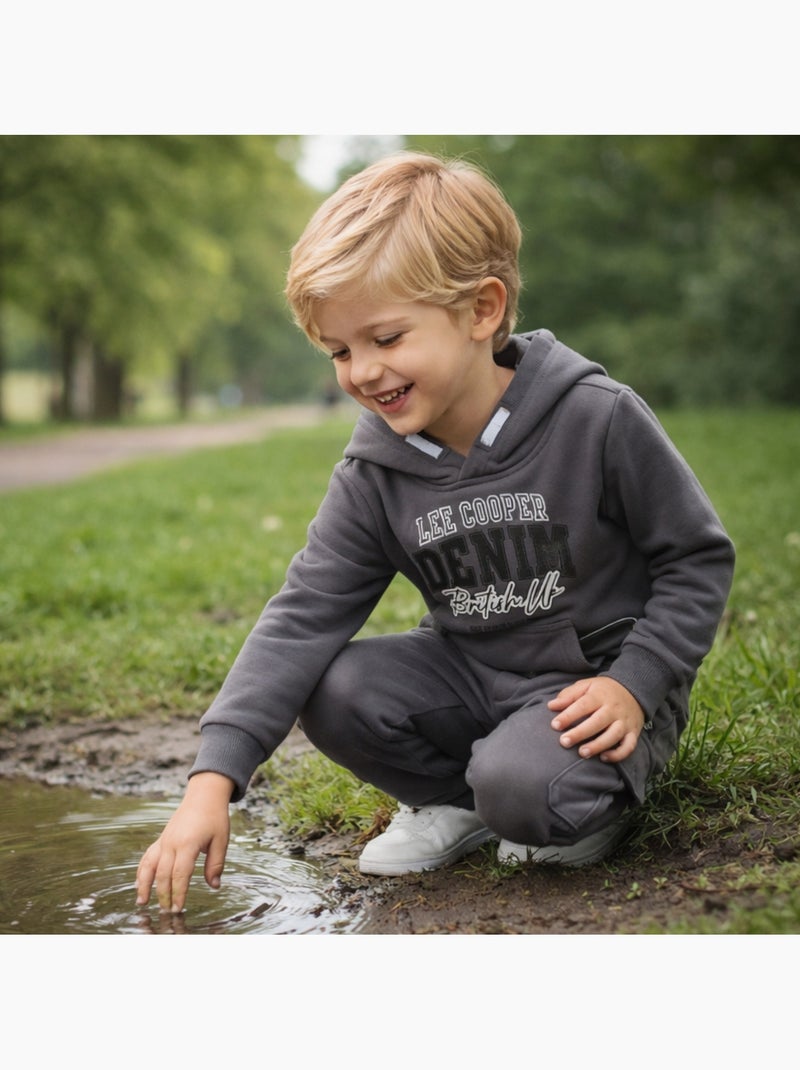 Lee Cooper - Trainingspak  jongen Grijs - Kiabi