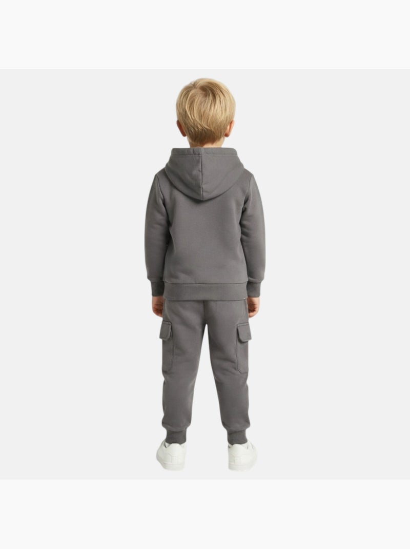 Lee Cooper - Trainingspak  jongen Grijs - Kiabi