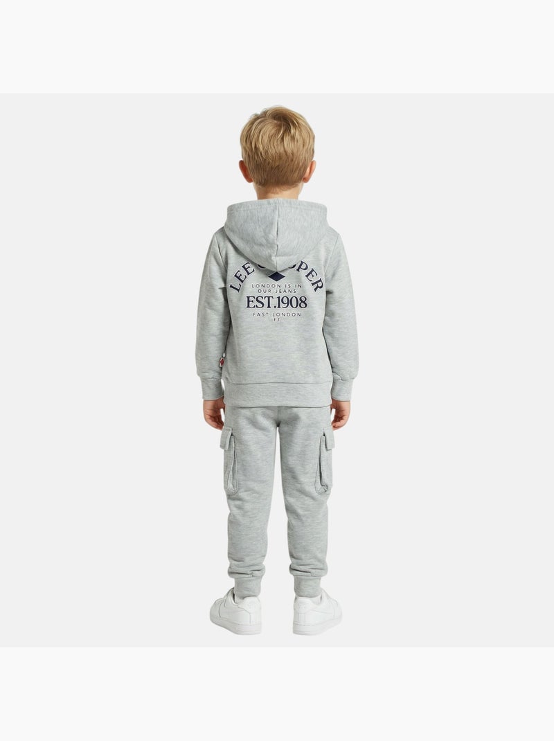 Lee Cooper - Trainingspak  jongen Grijs - Kiabi