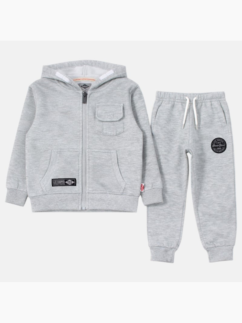 Lee Cooper - Trainingspak  jongen Grijs - Kiabi