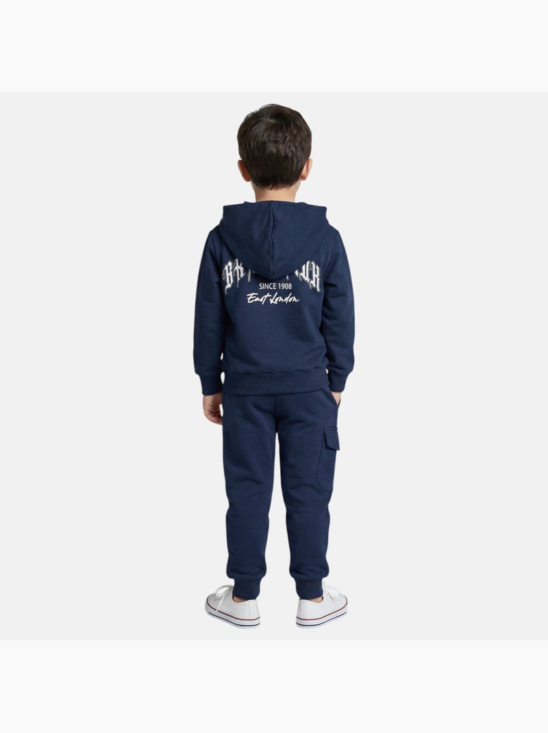 Lee Cooper - Trainingspak  jongen Marineblauw - Kiabi
