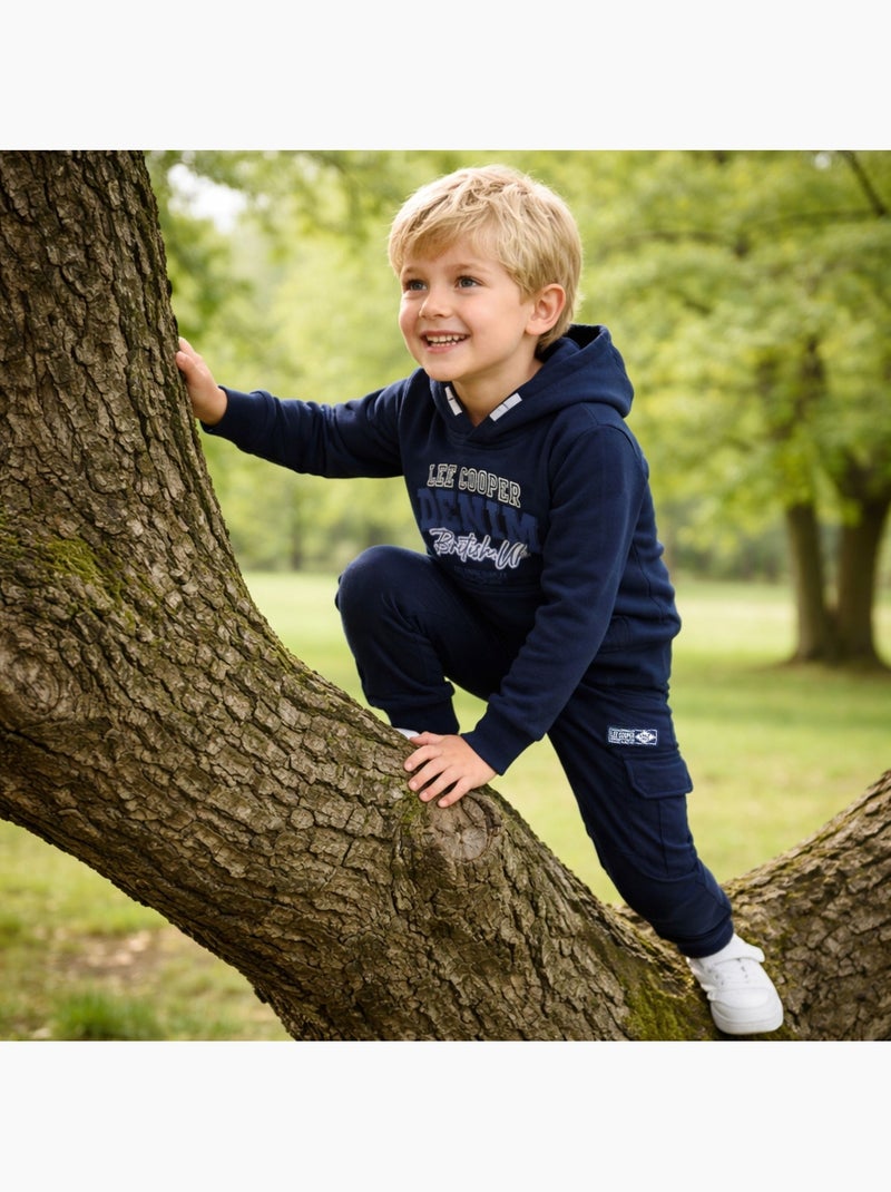 Lee Cooper - Trainingspak  jongen Marineblauw - Kiabi