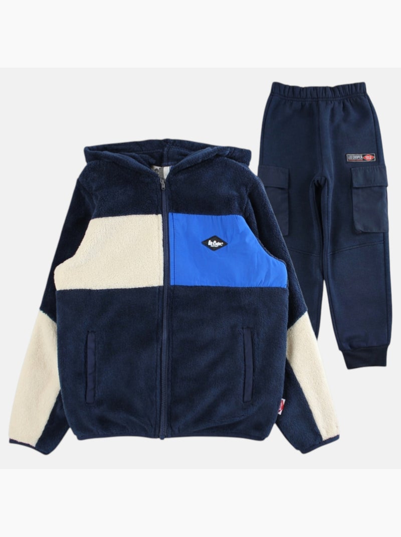 Lee Cooper - Trainingspak  jongen Marineblauw - Kiabi