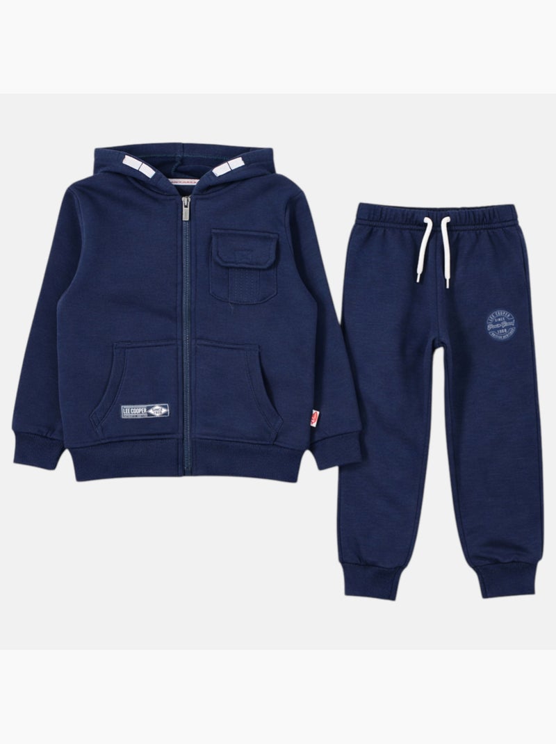 Lee Cooper - Trainingspak  jongen Marineblauw - Kiabi