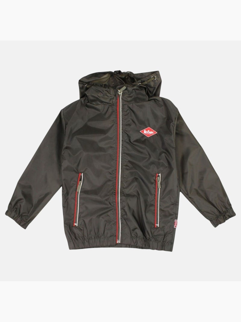 Lee Cooper - Veste garçon  à capuche Kaki - Kiabi