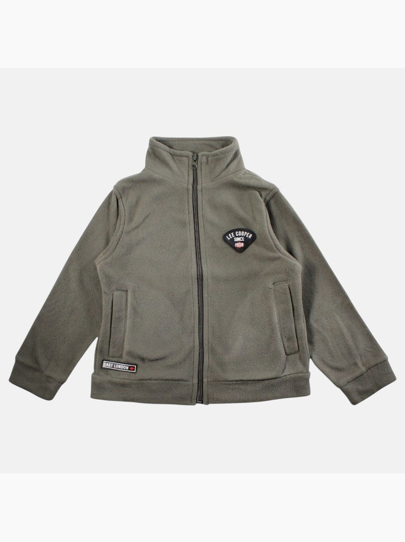 Lee Cooper - Veste polaire  garçon Kaki - Kiabi