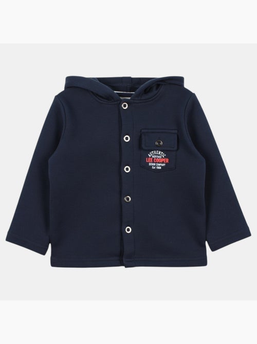 Lee Cooper - Veste sweat à capuche boutonnée garçon - Kiabi Lee Cooper - Veste sweat à capuche boutonnée garçon - Kiabi