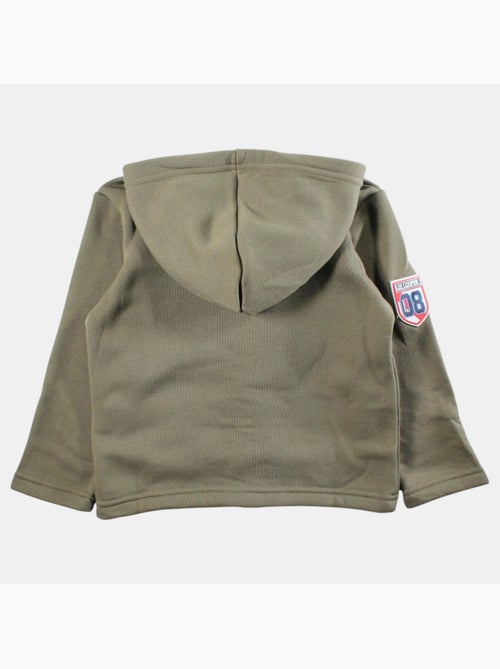 Lee Cooper - Veste sweat à capuche boutonnée garçon - Kiabi