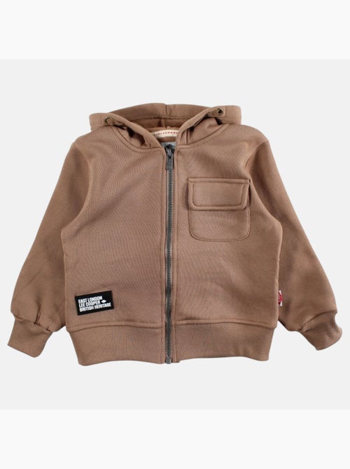 Lee Cooper - Veste sweat à capuche garçon imprimée - Kiabi Lee Cooper - Veste sweat à capuche garçon imprimée - Kiabi