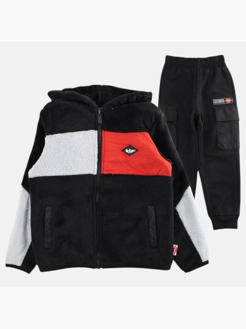 Lee Cooper - Veste zippée à capuche avec pantalon de jogging garçon - Kiabi