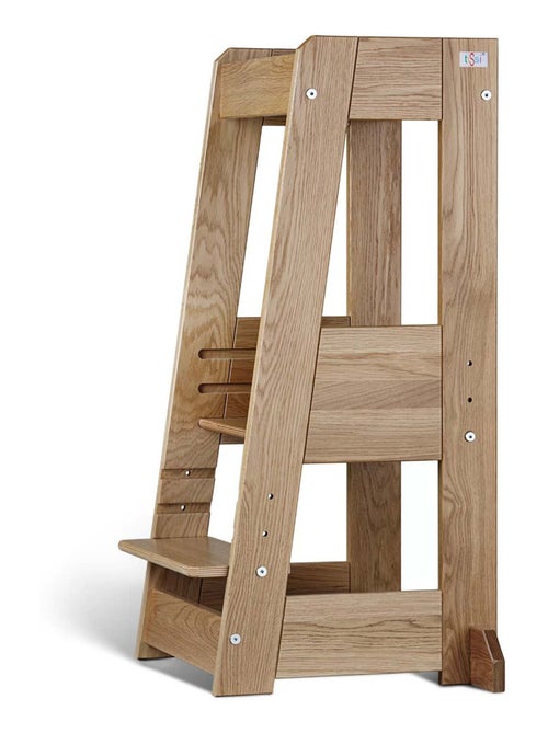Leertoren voor kinderen van eikenhout - Kiabi