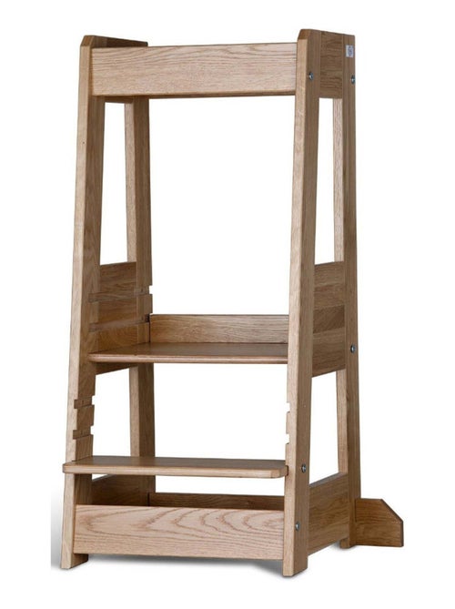 Leertoren voor kinderen van eikenhout - Kiabi