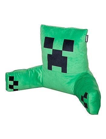 Leeskussen 'Creeper' met hoge rugleuning en armleuningen 'Roba' - Minecraft