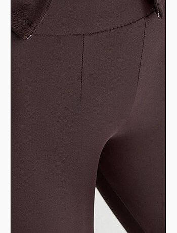 Legging à taille haute, jambe skinny et fermeture zippée dilvin