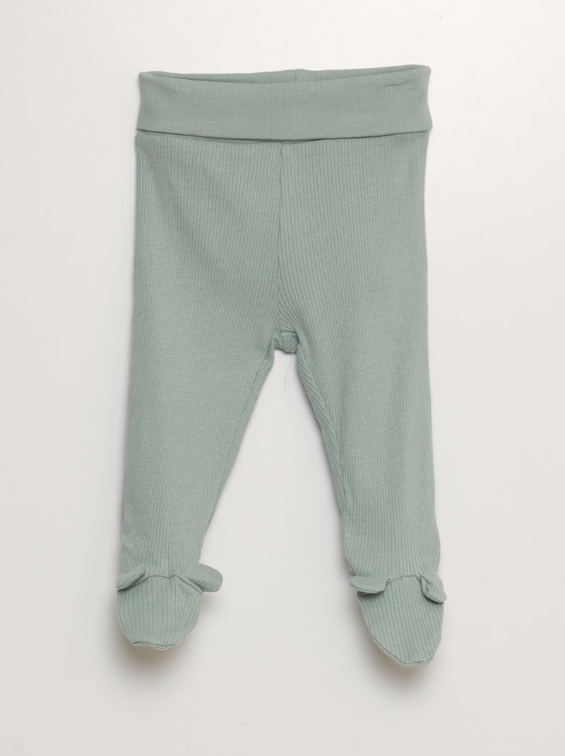 Legging avec pieds Blanc - Kiabi