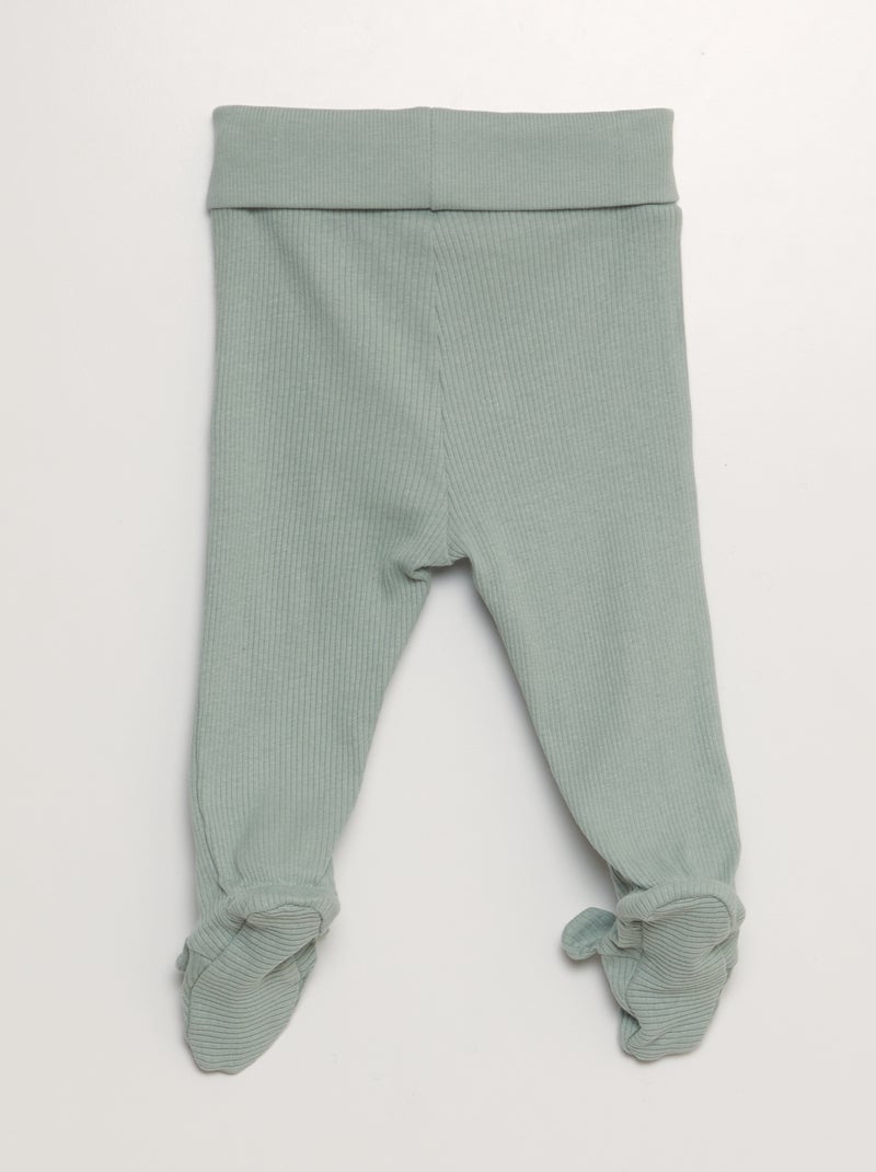 Legging avec pieds Blanc - Kiabi