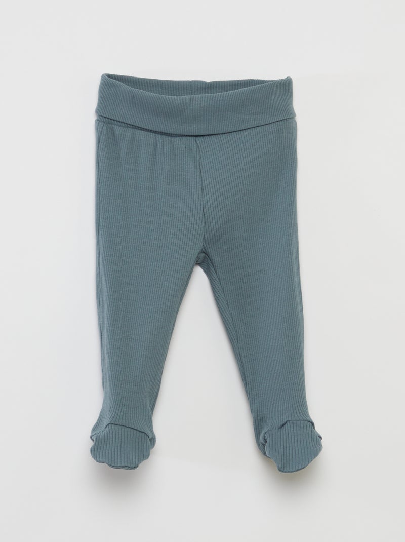 Legging avec pieds VERT - Kiabi